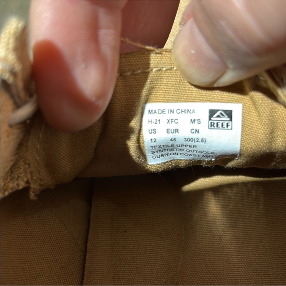 Mens reef chukka lace up shoes - Picture 3 of 7